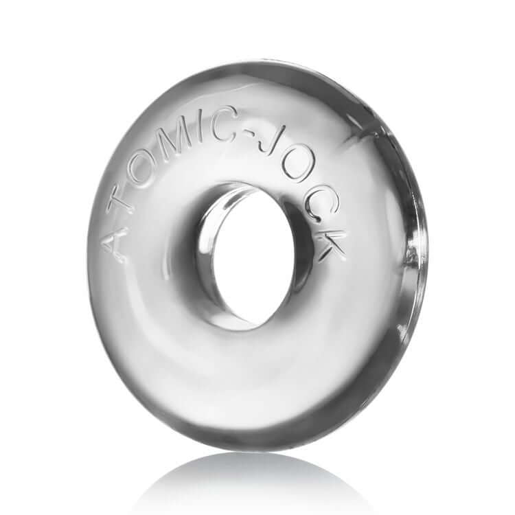 Clear Atomic-Jock Cockring showcasing thick durable design for enhanced performance