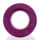Oxballs Cock-B Bulge Cock Ring in luscious plum color, crafted from soft silicone for enhanced bulge and comfort during intimate play.