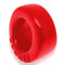 Red Oxballs Cock-B Bulge Cock Ring made from soft and stretchy silicone for enhanced comfort and a longer-lasting substantial bulge