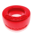 Oxballs Cock-B Bulge Red Cock Ring, premium pure silicone, smooth texture, enhances bulge comfortably, intimate accessory for men
