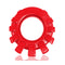 Oxballs Cock Lug Lugged Cock Ring Red - Pure Silicone Stretchy Comfortable Wear with Added Lugs