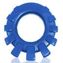 Oxballs Cock Lug Lugged Cock Ring in Marine Blue featuring stretchy silicone design with rubbery nubs for comfort and maximum airflow.