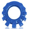 Oxballs Cock Lug Lugged Cock Ring in Marine Blue featuring stretchy silicone design with rubbery nubs for comfort and maximum airflow.