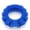 Marine blue Oxballs Cock-Lug silicone cock ring with rubbery nubs for comfortable wear and enhanced bulge.