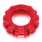 Red Cock Lug Lugged Cock Ring by Oxballs - Stretchy Silicone Cock Ring with Comfort and Enhanced Bulge