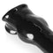 Fido Animal Knot Style Cock Sheath in glossy black TPR material showing smooth surface and distinctive thick knot from Oxballs.