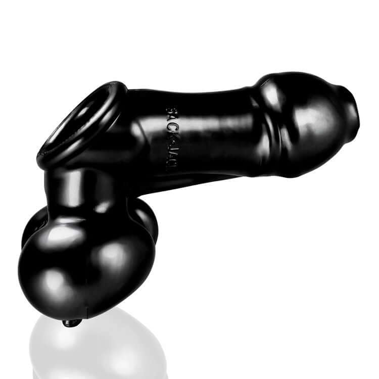 Sackjack Wearable Jackoff Sheath in sleek black - ultimate pleasure accessory by Oxballs, made from soft Flex-TPR material.