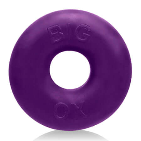 BIG OX COCKRING SILICONE/TPR BLEND EGGPLANT ICE (NET)-0