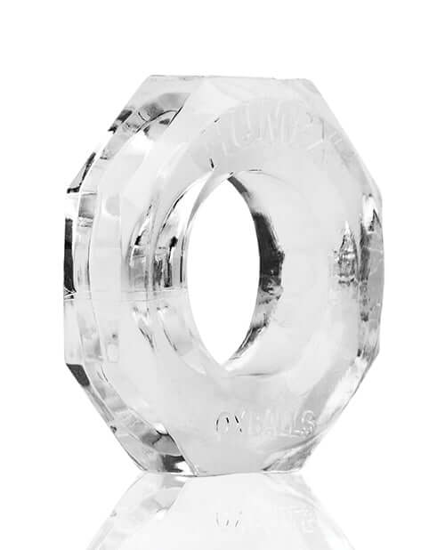 Humpx Cock Ring Clear from Oxballs, made from Flextpr for comfort, super soft and stretchy ring for a beefier bulge, perfect for jockstrap