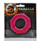 Humpx Cock Ring Hot Pink from Oxballs in packaging, made from Flex/TPR for comfort, displaying super soft and stretchy design.