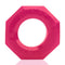 Humpx Cock Ring Hot Pink from Oxballs - super soft Flex/TPR ring for a bigger bulge, comfortable grip, flat inside for secure fit