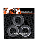 OXBALLS Willy Rings 3 Pack Cock Rings White from Oxballs at $7.99