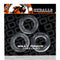 OXBALLS Willy Rings 3 Pack Cock Rings Clear from Oxballs at $6.99