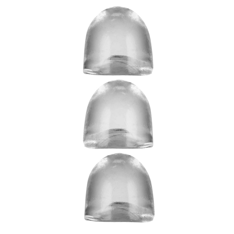 Oxballs Adjust Fit Inserts 3-Pack - clear Flex TPR comfort fit - customizable experience for men.