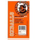 Oxballs Adjust Fit Inserts 3-Pack packaging, customized fit for men, Flex TPR material, clear adjustment bullets for perfect fit.