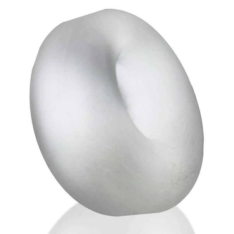 Bigger OX Cock Ring by Oxballs in white, designed to enhance bulge with cushioned fit and superior Plus + Silicone material