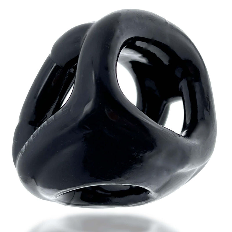 Oxballs Cocksling Air Sling - black, stretchy, grippy, bulge-enhancing men's accessory for ultimate comfort and fit.