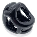 Black Oxballs Cocksling Air Sling, stretchy and bulge-enhancing, crafted from FlexTPR Rubber for ultimate comfort and grip.