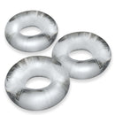 Oxballs Fat Willy 3 Pack Clear grip and stretch non-roll rings for maximum pleasure