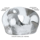 Tri-Sport XL Cock Ring Clear from Oxballs