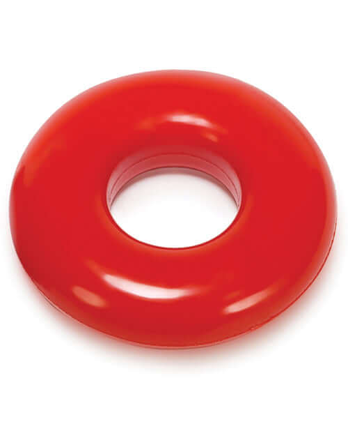 Oxballs Atomic Jock Do-Nut 2 red stretchy TPR cock ring for enhanced performance and pleasure