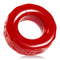 Atomic Jock Sprocket Cock Ring Red by Oxballs - Innovative Material for Enhanced Pleasure