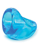 Unit X Cock Sling in Ice Blue from Oxballs - Super Stretchy and Tough Design for Elevated Pleasure