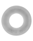 Hunky Junk HUJ C-Ring Ice Clear Cock Ring by Oxballs - Versatile Pleasure Ring for Enhanced Bedroom Experiences