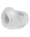 Hunky Junk Clutch Cock Ball Sling from Oxballs in clear rubber for enhanced support and comfort