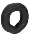 Hunkyjunk Fit Ergo C-Ring by Oxballs - Stretchy and Grippy Black Cock and Ball Ring for All Guys