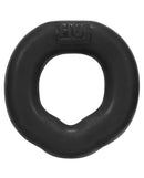 Hunkyjunk Fit Ergo C-Ring by Oxballs - Stretchy and Grippy Black Cock and Ball Ring