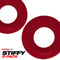 Oxballs Stiffy 2-Pack Cherry Ice Silicone C-Rings for Enhanced Play