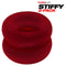 Oxballs Stiffy 2-Pack C-Rings in Cherry Ice, grippy silicone cock rings for enhanced play and a snug fit, by Hunkyjunk