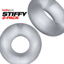 Oxballs Stiffy 2-Pack C-Rings for grip, comfort, and performance by Hunkyjunk Plus + Silicone, non-roll grippy rings.