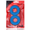 OXBALLS Stiffy 2 Pack C-Rings Teal Ice Pool Blue from Oxballs at $13.99