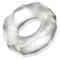Hunkyjunk Fractal Cock Ring Clear from Oxballs made of smooth Plus+ Silicone for comfort and extended play.