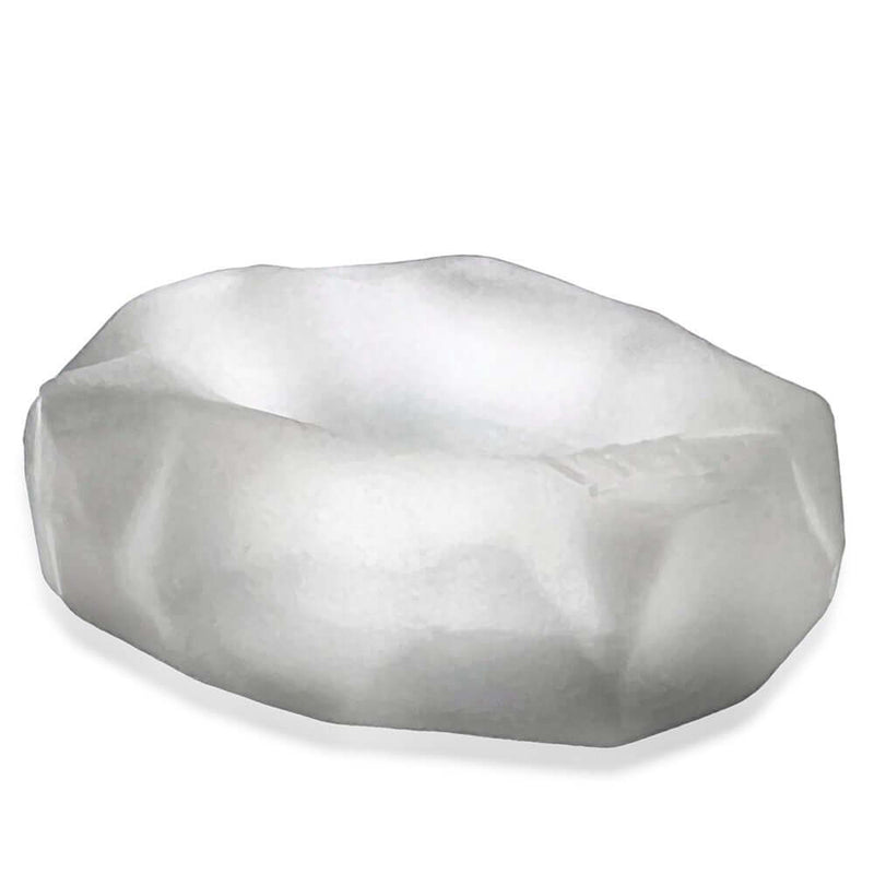 Clear Hunkyjunk Fractal Cock Ring by Oxballs made of soft stretch Plus+Silicone mix for longer bulging and extended play.