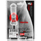 Hunkyjunk Fractal Cock Ring Clear Oxballs packaging showing red silicone cock ring.