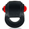 Hunky Junk Revring Tarr Ice vibrating cock ring from Oxballs with mid-size buzz vibe bullet for a comfortable fit and longer play.