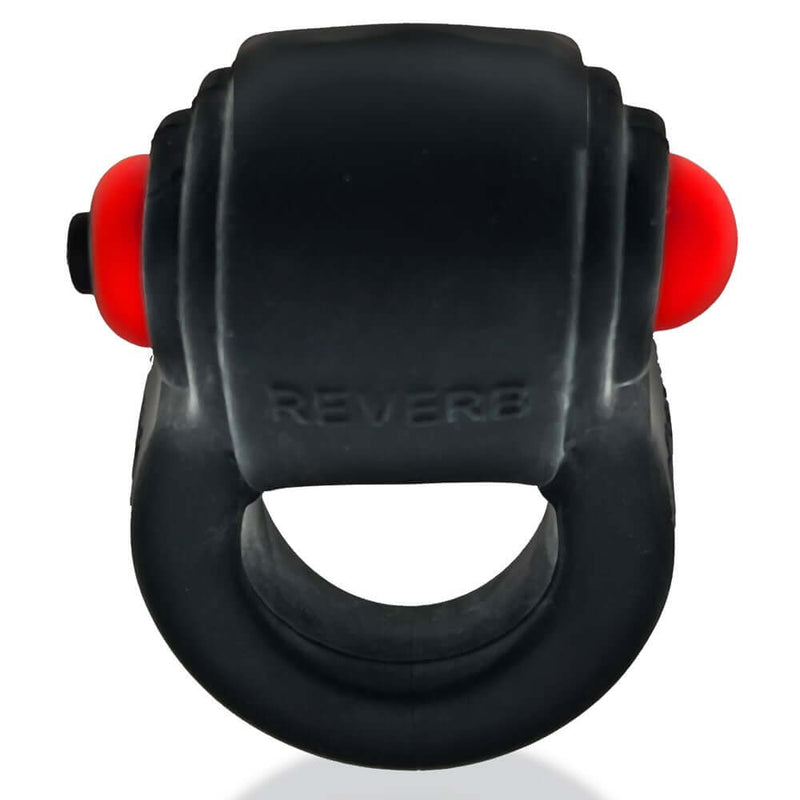 Hunky Junk Revring Tarr Ice vibrating cock ring from Oxballs with mid-size buzz vibe bullet for a comfortable fit and longer play.
