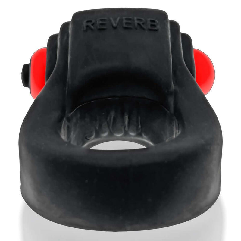 Hunky Junk Revring Tarr Ice Vibrating Cock Ring by Oxballs Front View