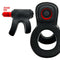 Hunky Junk Revhammer Tar Ice vibrating cock ring with dual stimulation and Reverb Vibe feature.