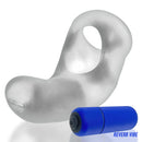 Hunky Junk Buzz Fuck Clear Ice Vibrating Cock Ring from Oxballs