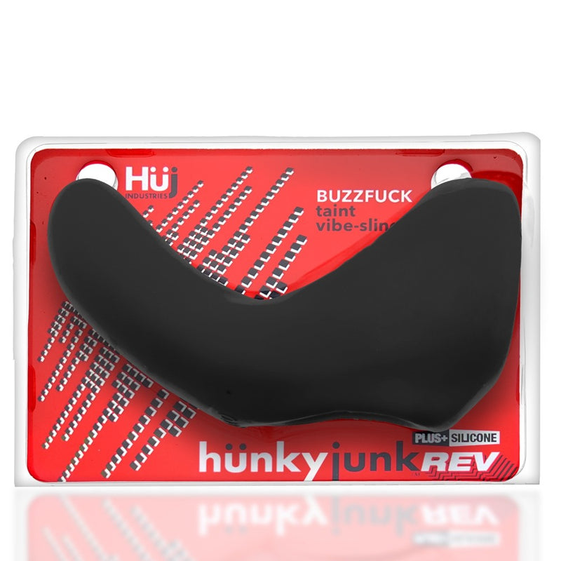 Hunky Junk Buzz Fuck Tar Ice Vibrating Cock Ring from Oxballs