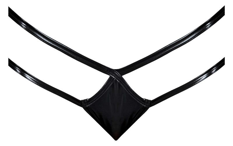 LIQUID ONYX CROTCHLESS PANTY BLACK L/XL-4