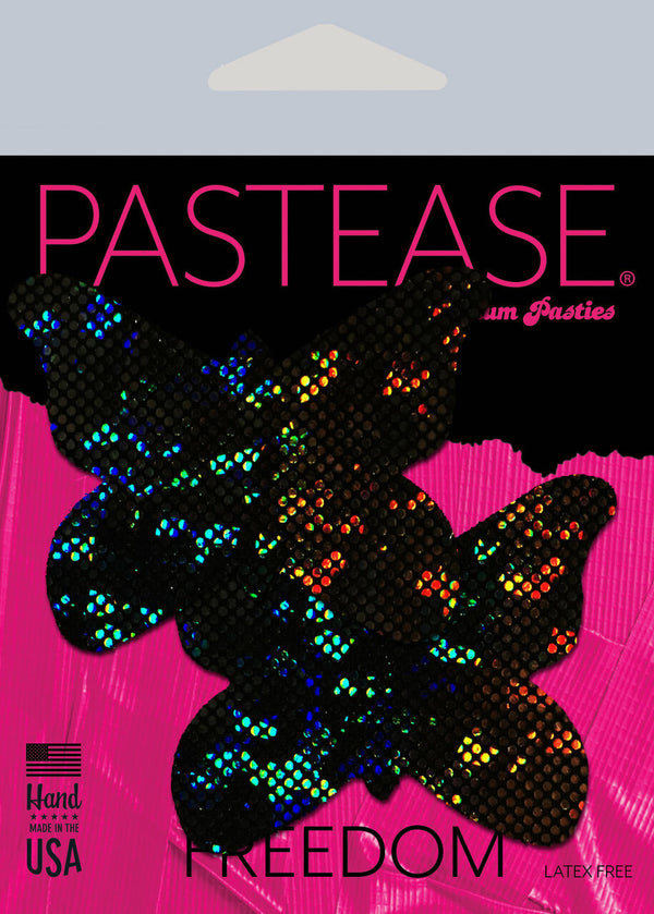 Pastease Pastease Butterfly Shattered Disco Ball Black Pasties at $7.99