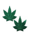 PASTEASE POT LEAF GLITTER GREEN FULLER COVERAGE-1