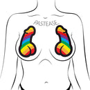 Pastease Pastease Brand Rainbow Pride Dick Nipple Pasties at $8.99