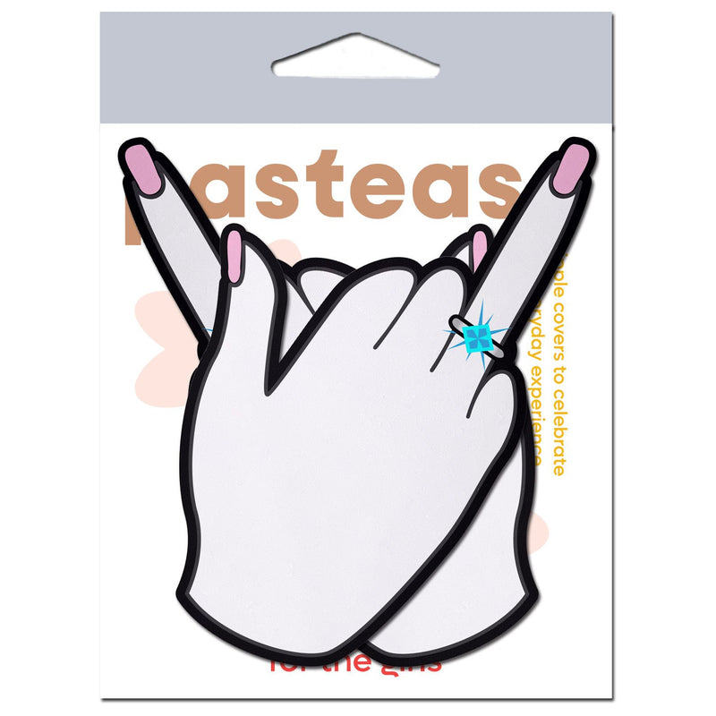 PASTEASE ENGAGED RING FINGERS-1