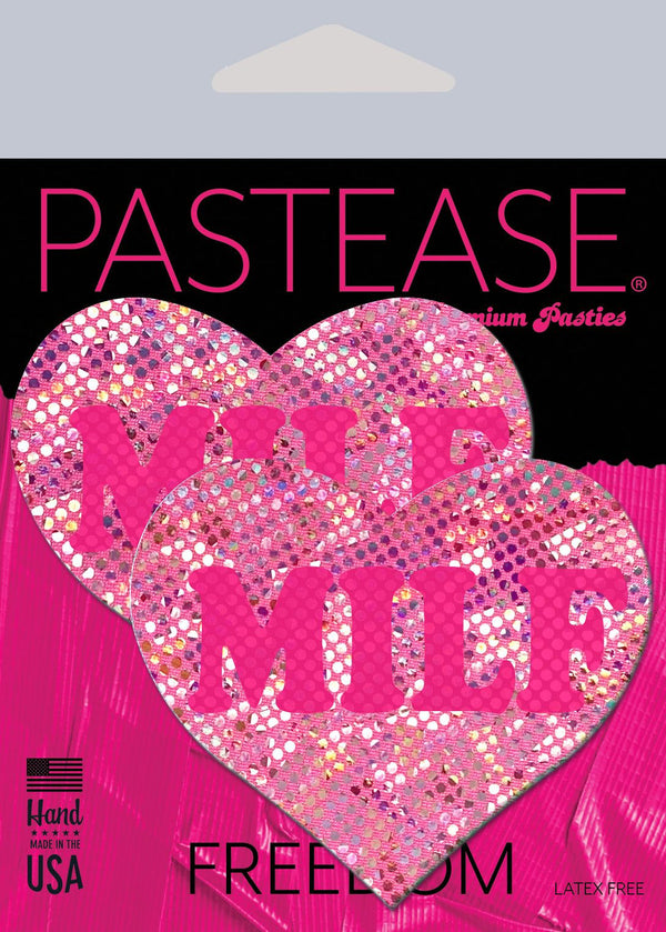 Pastease Love MILF on Heart Nipple Pasties by Pastease at $8.99